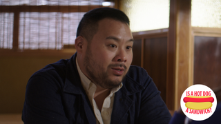 Hey David Chang, is a hot dog a sandwich?